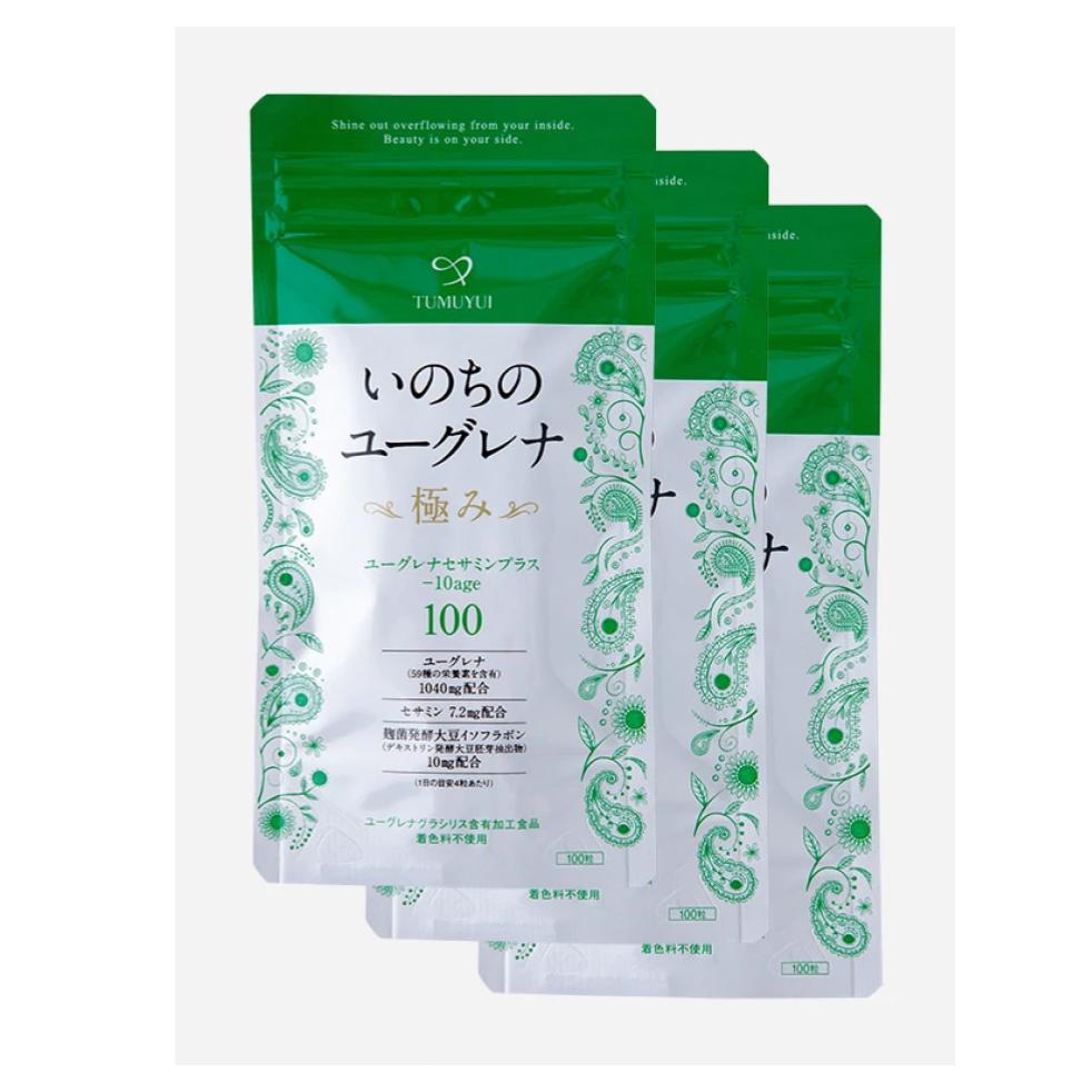 Nourish your inner glow with 59 nutrients and Soy Isoflavones. 【3 Pouches】