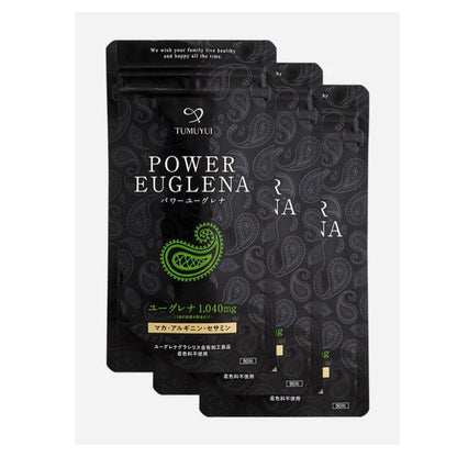 The ultimate men's power blend. High-absorption Euglena, Maca, and L-Arginine.【3 Pouches】